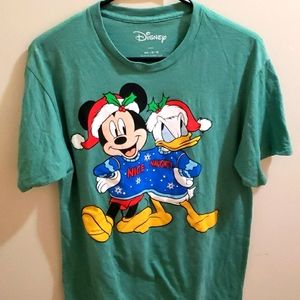 Mickey and Donald Christmas T-shirt (M)